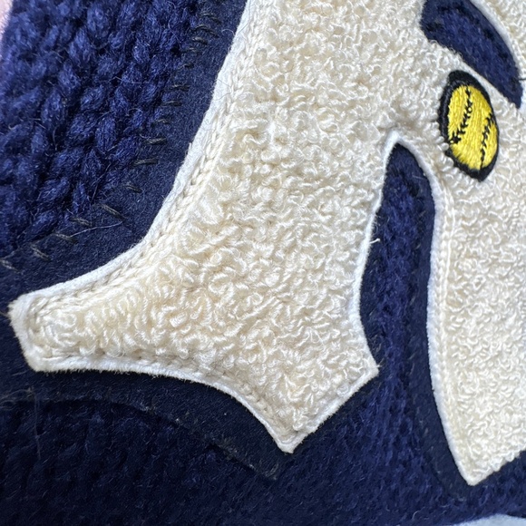 sweater S vintage college letter navy "R" cardigan academia sports baseball - Picture 7 of 10